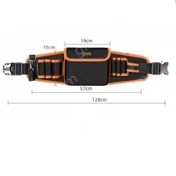 Orange padded tool belt bag Medium bag