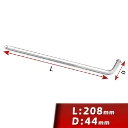 Extended ball head 8mm